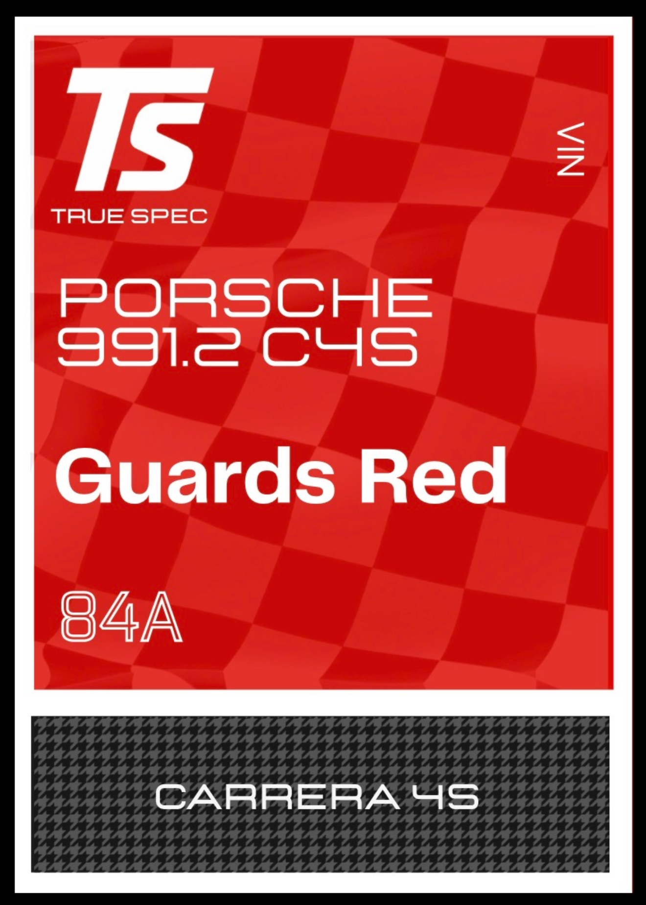 Porsche Decal