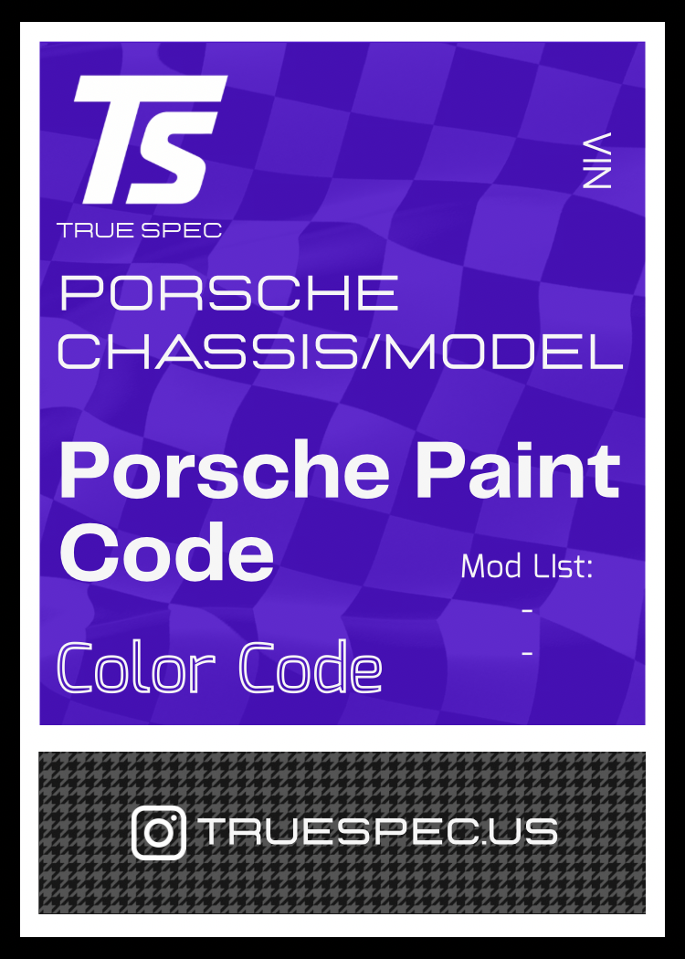 Porsche Decal