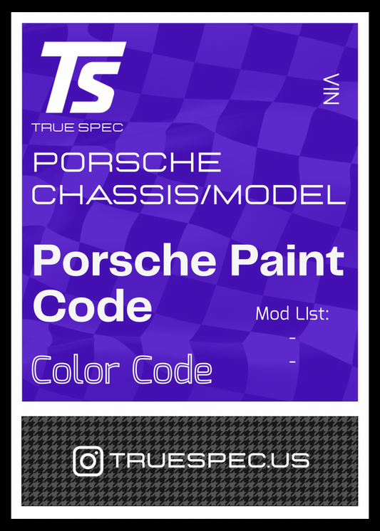 Porsche Decal